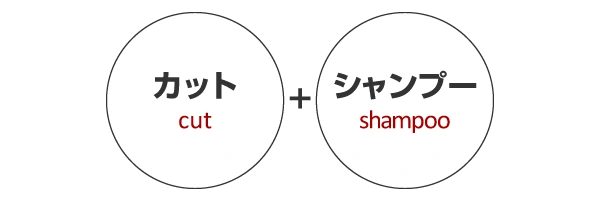 カット＋シャンプー